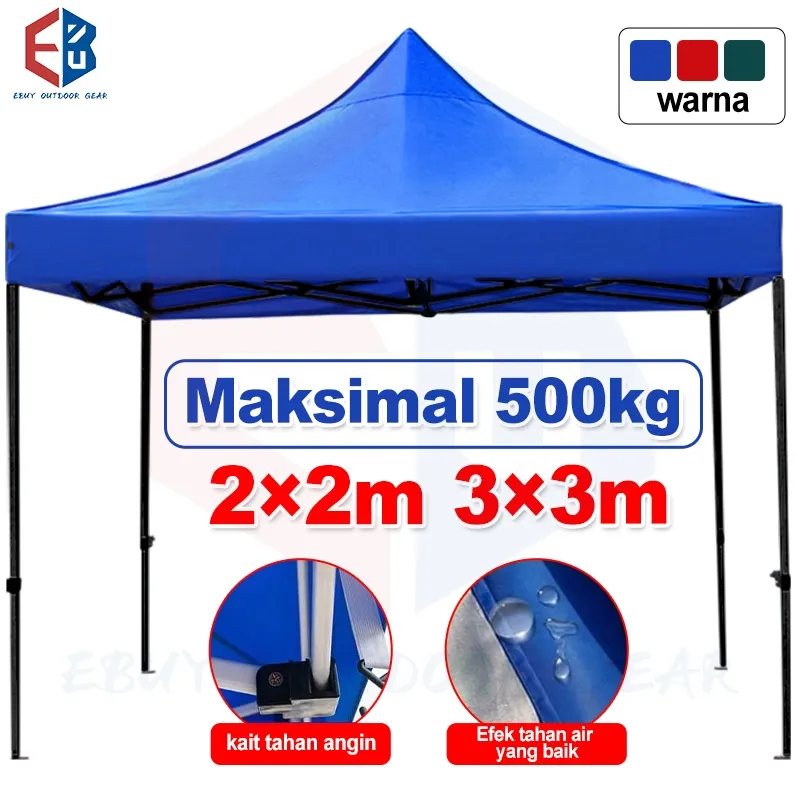 EBUY【COD】Tenda lipat 3x3/Tenda Lipat Jualan/tenda jualan 2x2/Tenda Bazar 600D Outdoor/Tenda Bazar Pameran/Tenda gazebo Tenda Dagang