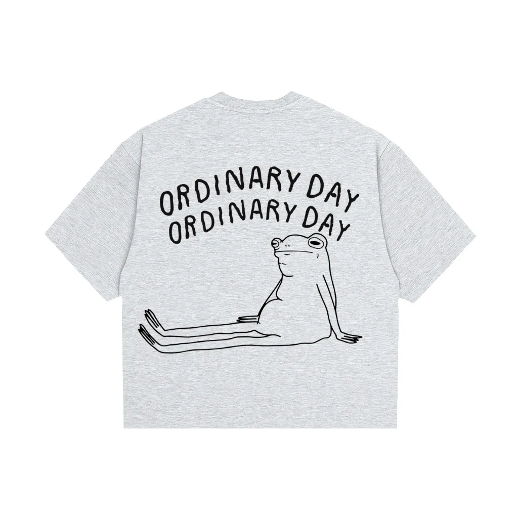 Onoma Katun Bangkok - Boxy Oversized Tshirt Ordinary Misty - Kaos