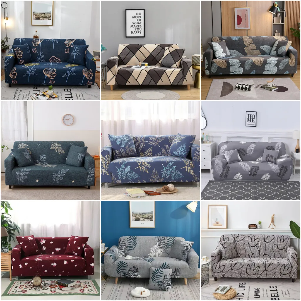 BRilliant Home Cover Sofa Sarung Sofa / Anti-Selip Cover Sofa 1/2/3/4 Seater Sarung Sofa Penutup Sofa Elastic Sarung Bantal Sofa