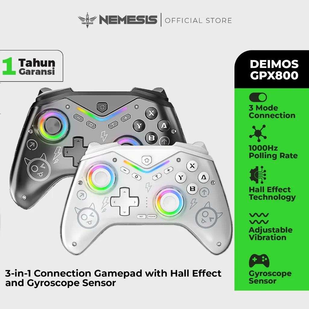 NEMESIS Gamepad Wireless 2.4 Ghz Trimode Connection CRONUS GPX900