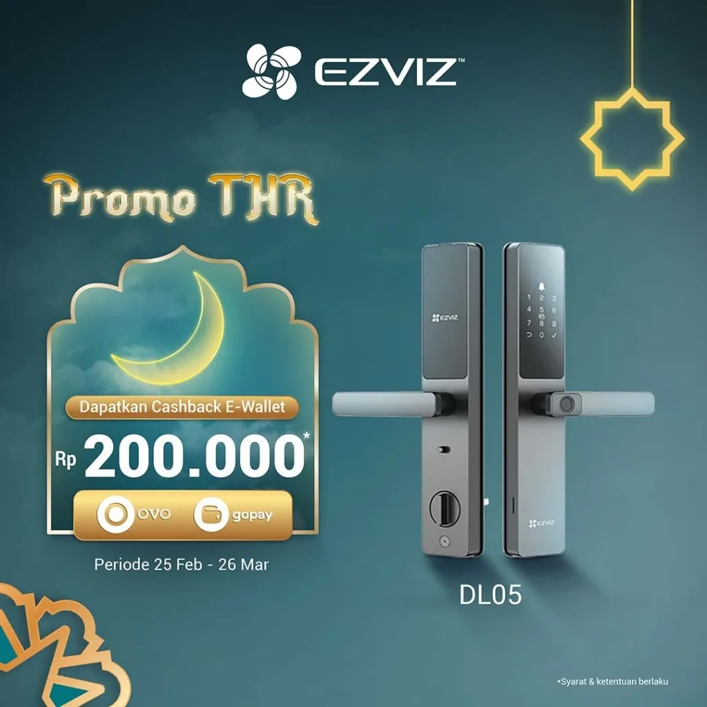 Ezviz DL05 Smart Home Security Fingerprint Door Handle Lock