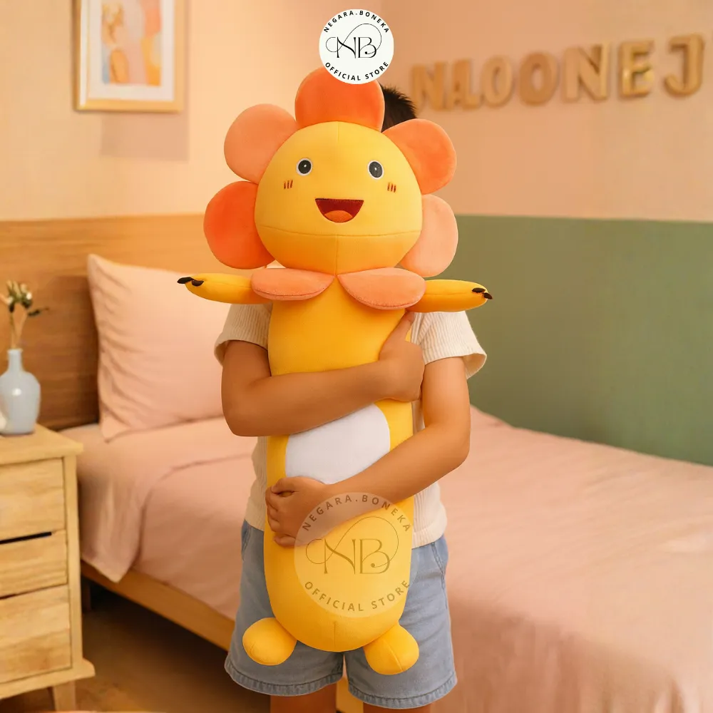 Guling Boneka Dino Naloong Panjang – 60cm, Bantal Peluk Super Empuk & Halus, Cocok Anak-Dewasa