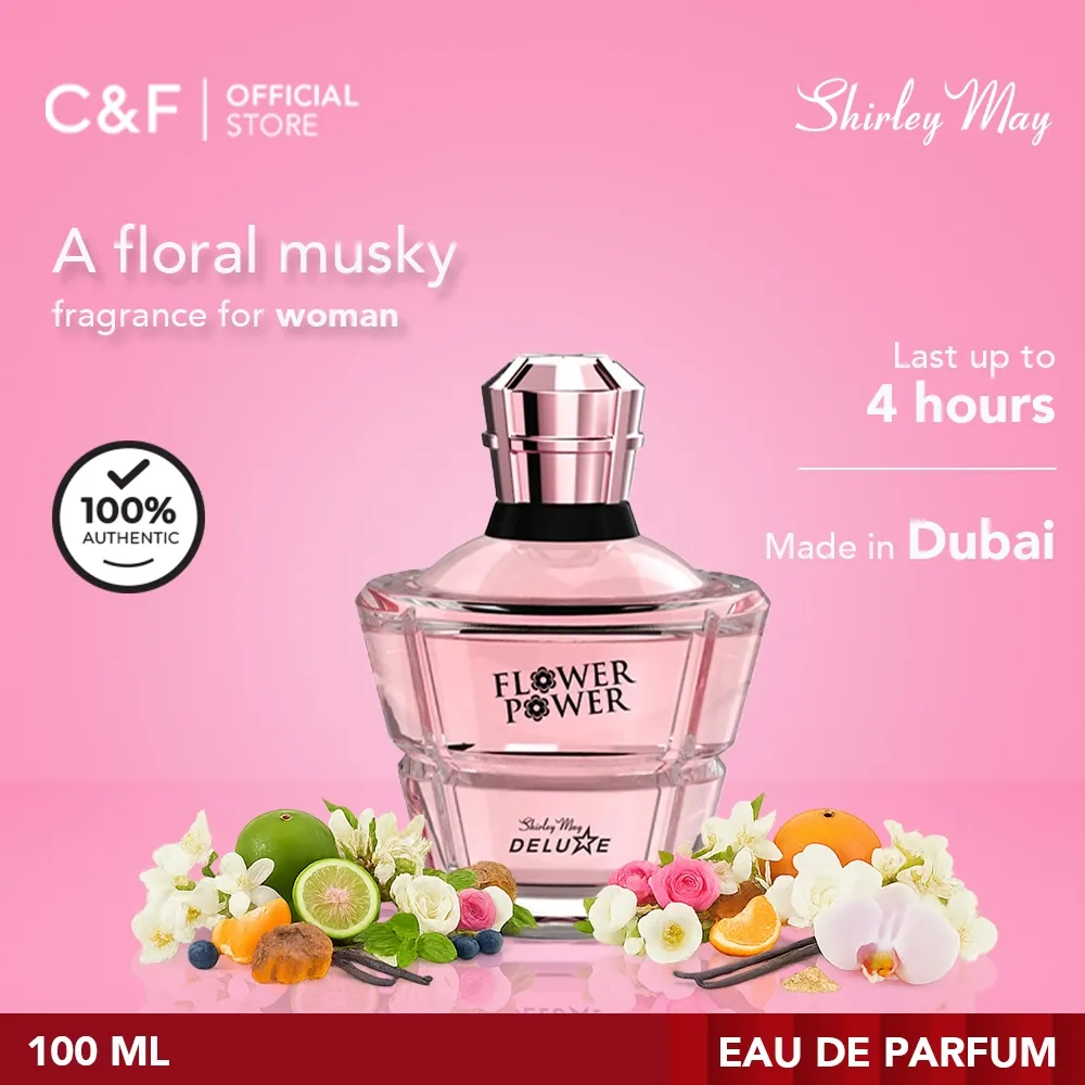 Shirley May Deluxe Flower Power EDT 100 ml - Parfum Wanita
