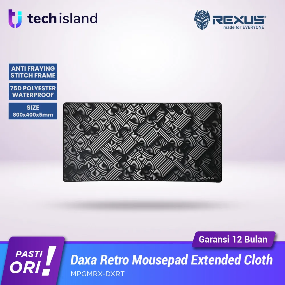 Rexus Mousepad Gaming Daxa Retro Mousemat Extended Cloth XL DXMM02