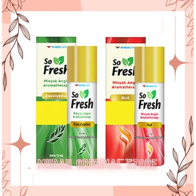 2 Pcs So Fresh Minyak Angin 10ml - Eucalyptus/Hot Aromaterapy
