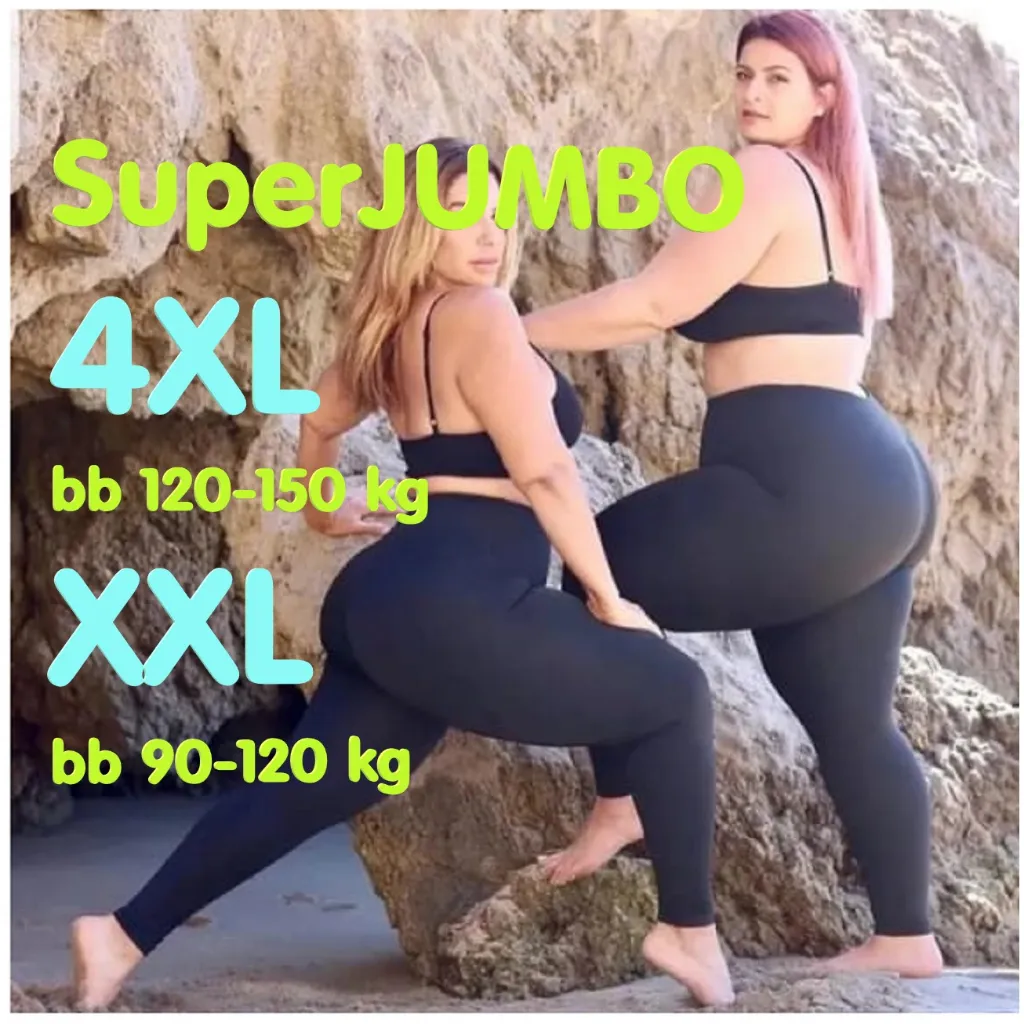 bb 55-150kg Celana Legging Super Jumbo WANITA Leging Lejing Polos Laging Panjang  Spandek Big Size ukuran besar