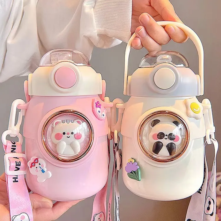 Bb&B-165 Botol Minum termos 700ML Anak Karakter Lucu stainless steel 316