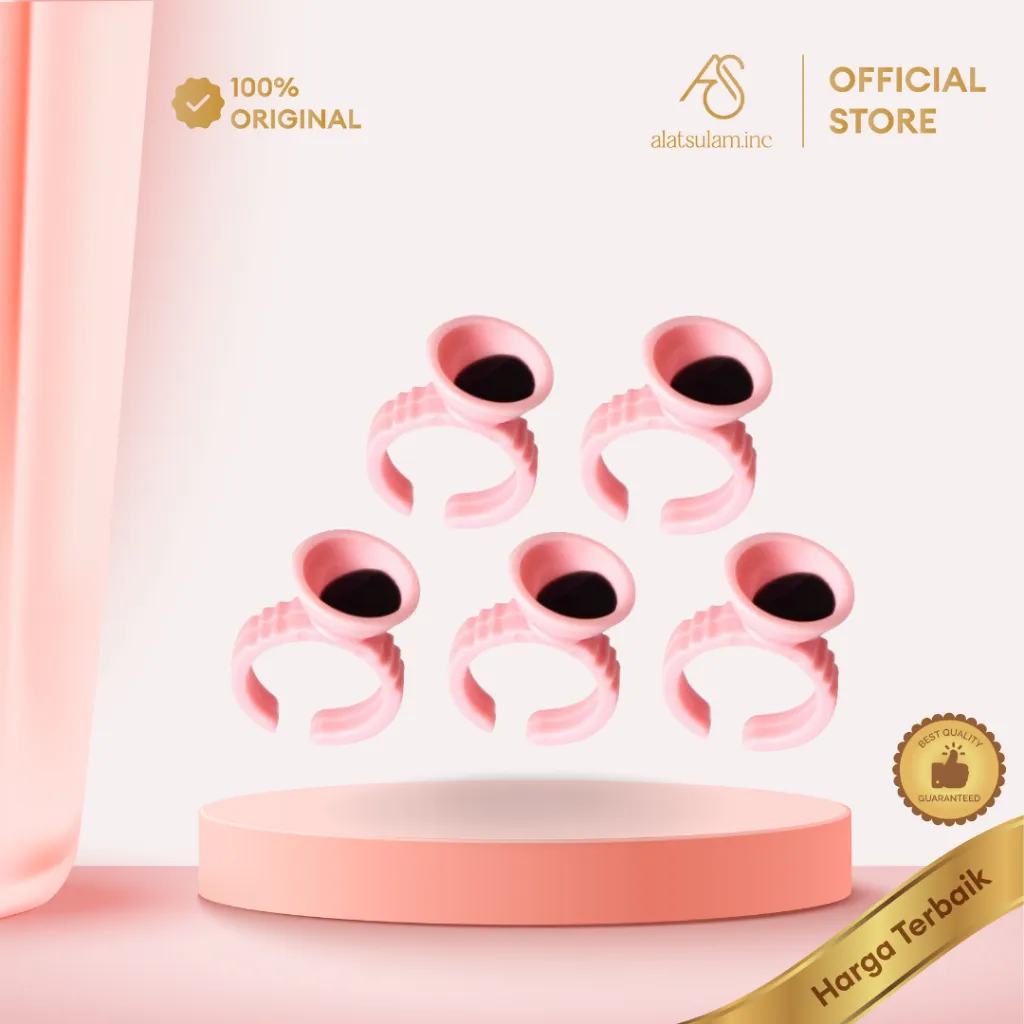 Ink cup ring cincin tinta sulam alis lem eyelash extension