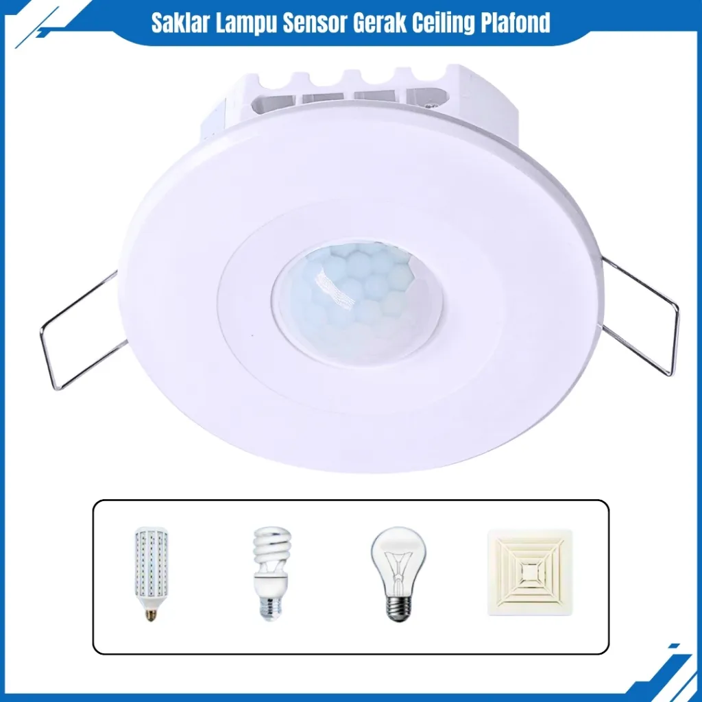 Saklar Lampu Sensor Gerak Ceiling Plafond Sensor Gerak Cahaya Tipe Sensor Radar