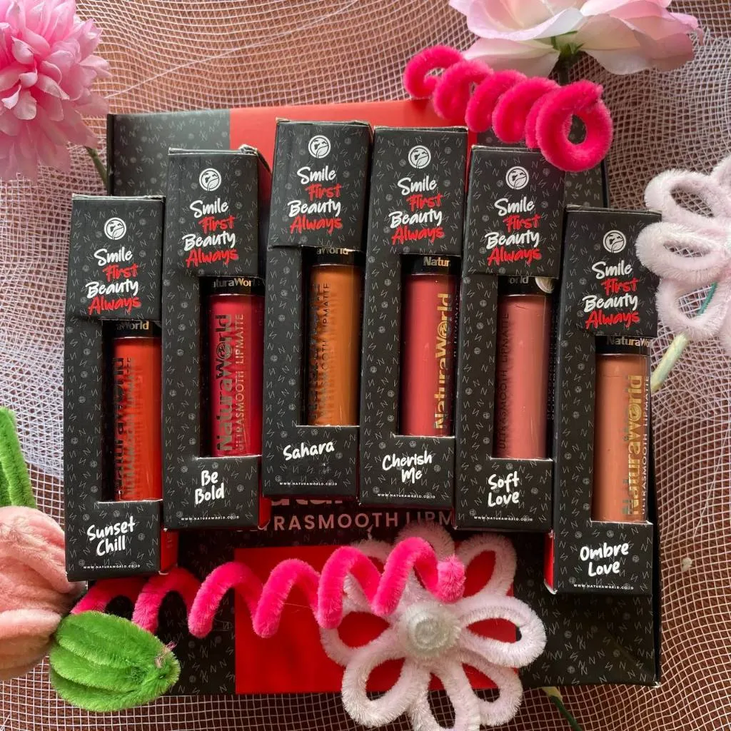 LIPMATTE NATURAWORLD / LIPSTIK NATURA WORLD ORIGINAL DENGAN KEMASAN BARU