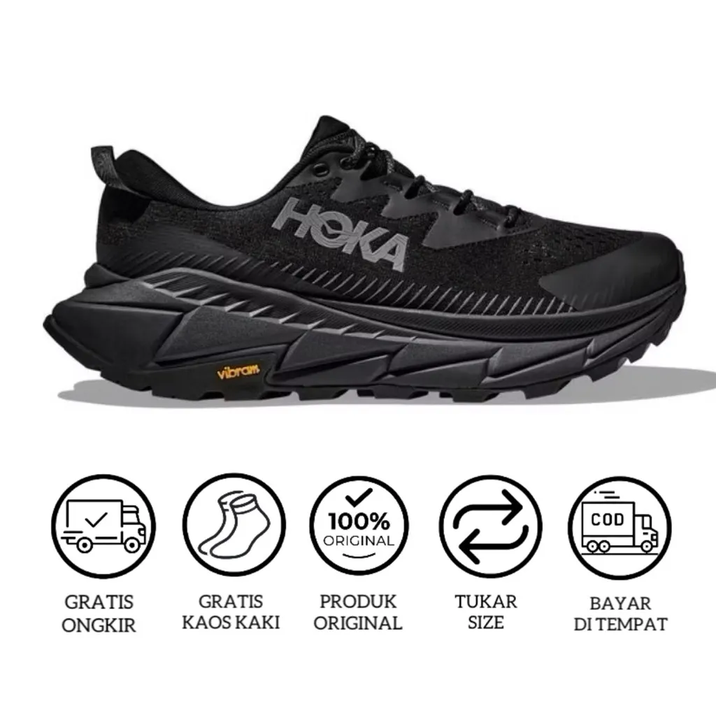 Sepatu Lari H0ka Skyline Float X Black