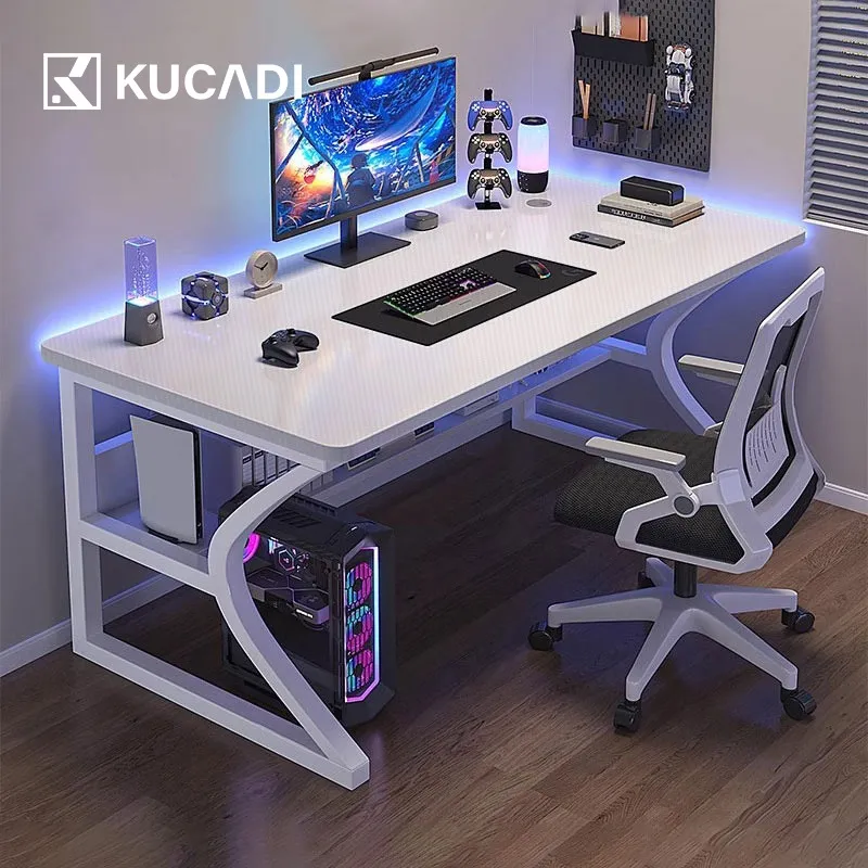 KUCADI Meja Komputer Meja Gaming Minimalis Modern Meja Laptop Meja Belajar Meja kantor [ Garansi lima tahun ]