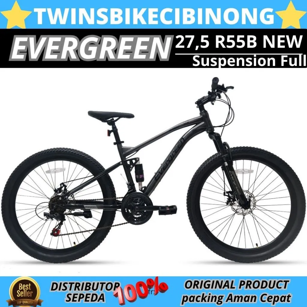 Sepeda Gunung MTB 26 & 27,5 Inc Evergreen Ranger R55B