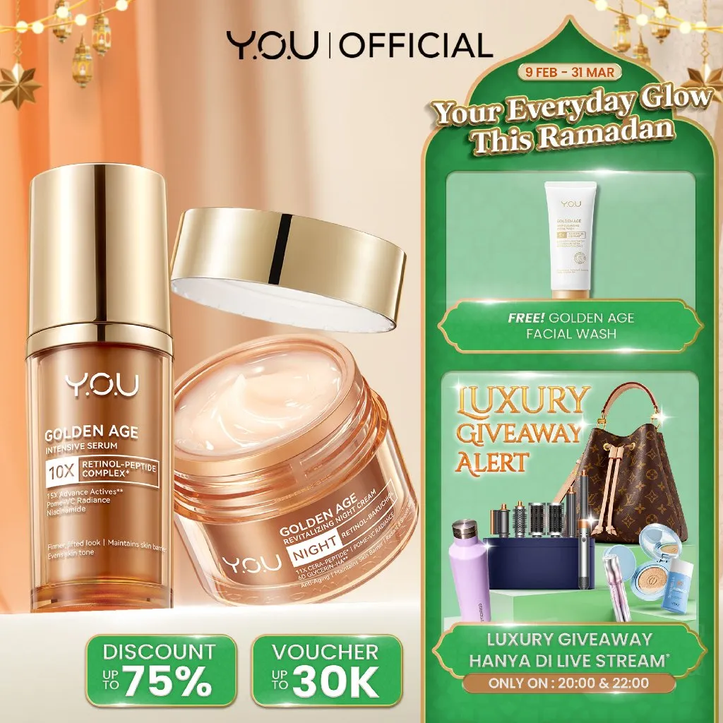 [UPGRADED] YOU Golden Age Intensive Serum | Serum Anti-Aging | Bakuchiol | Pro-Retinol