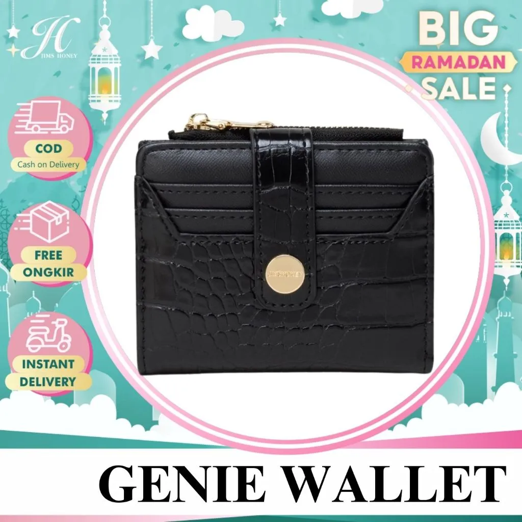 JIMS HONEY GENIE WALLET Dompet Kecil Lipat Kartu Wanita Cewek Fashion Jimshoney Casual Terbaru