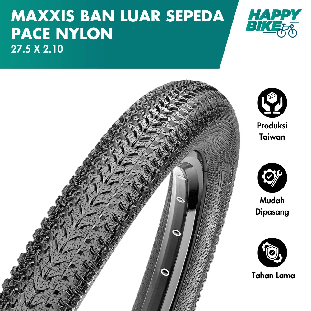 MAXXIS Ban Luar Sepeda Pace 27.5 x 2.10 Nylon Wired 65 Max PSI Bicycle Outer Tires Sepeda Gunung Mountain Bike MTB Gravel Bike