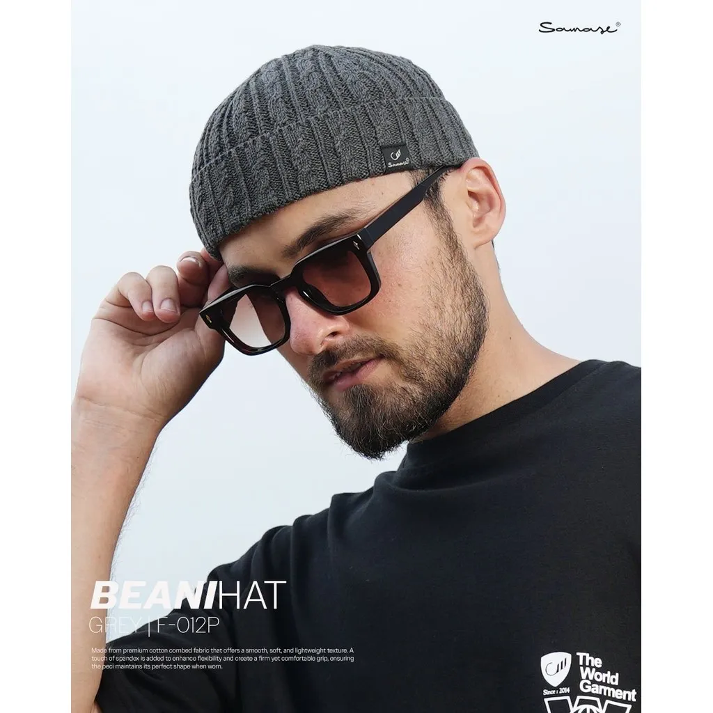 SAMASE Beanie Hat New Edition CableStitch - F012P