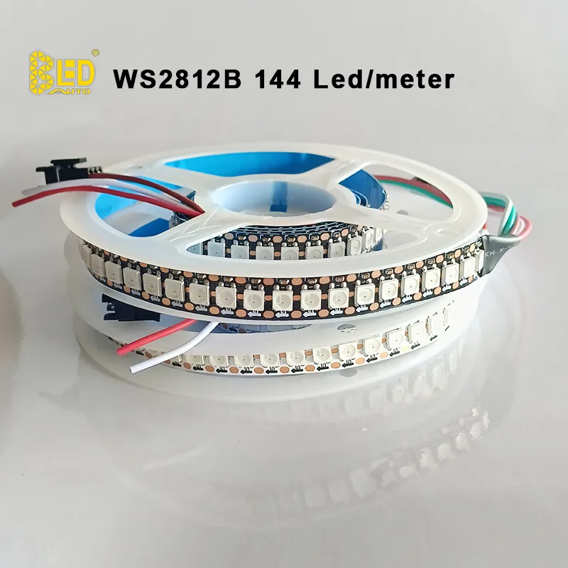 Bledauto [ grosir ] Led Strip WS2812B RGB Smart Led DMX adressable