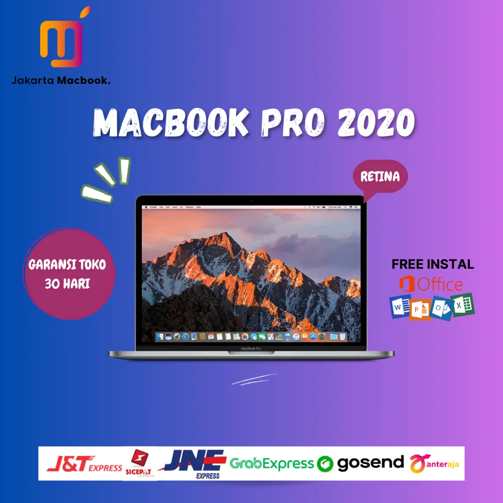 Macbook Pro 2020 13inch i5 256GB 512GB Second Original