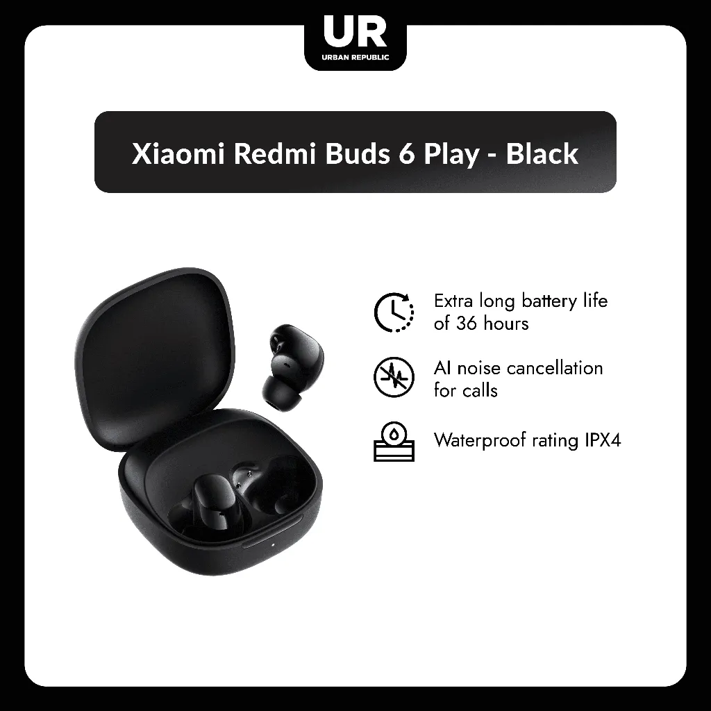 Xiaomi Redmi Buds 6 Play - Black