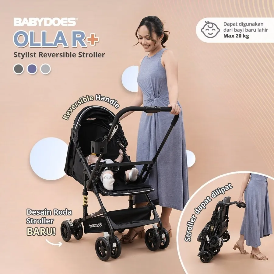Stroller Babydoes Olla / Olla+ / Olla R / Olla R+ Reversible / Stroller Bayi / Stroller Baby