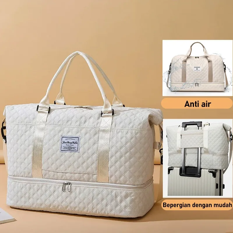 Highland Tas Duffel Pakaian Tas Travel Berkapasitas Besar Tas Mudik Anti Air Muat Tas Serbaguna TTB130