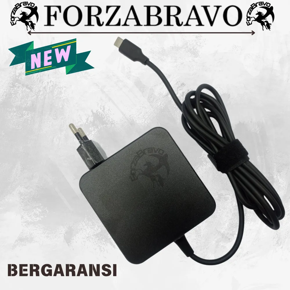 Charger Adaptor Realme Book Prime 14 20v 3.25a 65W Type C - New Bergaransi