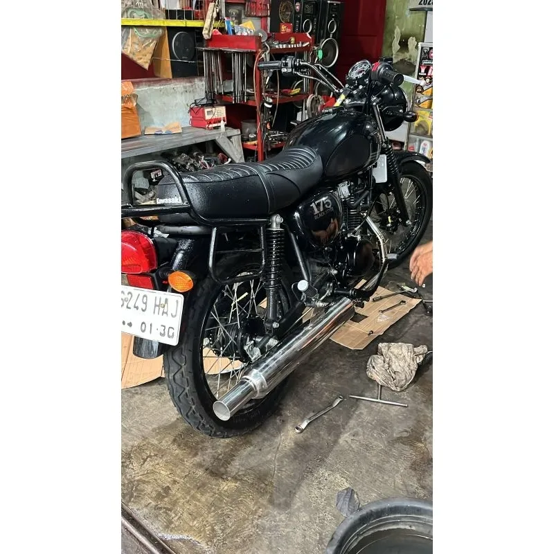 Knalpot w175 Knalpot Royal Enfield PNP motor W175 suara blar full stenlis full sistem