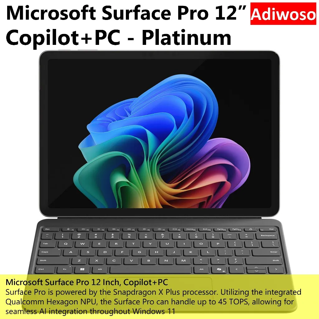 Microsoft Surface Pro 12 Inch Copilot PC