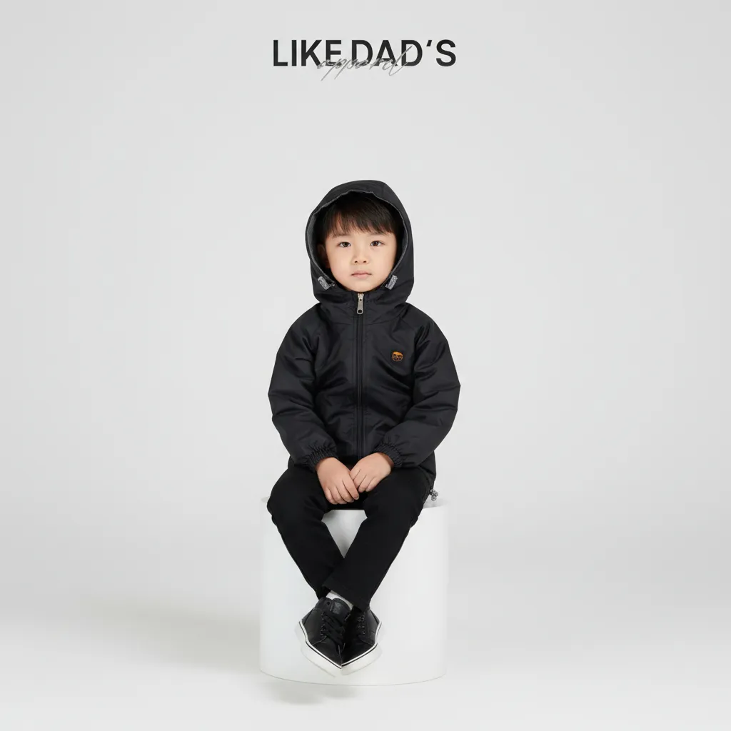 LIKE DADS Jaket Anak Bolak Balik / Windbreaker Anak - Boba