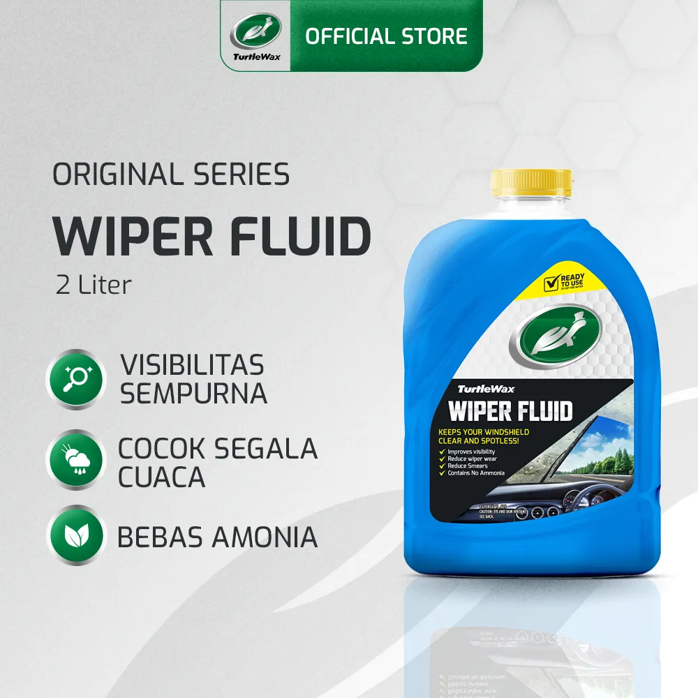Turtle Wax Wiper Fluid Air Wiper Mobil Cairan Pembersih Perawatan Sabun Kaca Mobil Refil Refill Windshield Windscreen Wifer