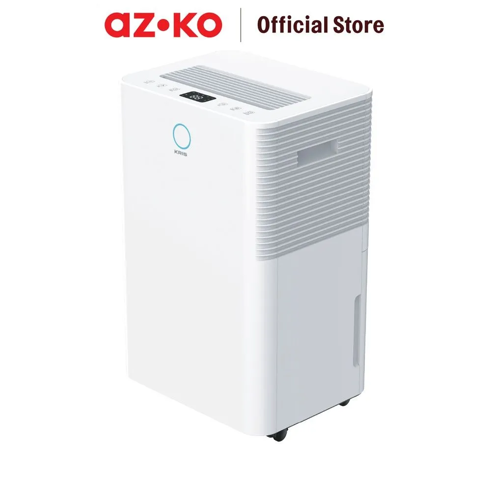AZKO Kris 20 ltr Dehumidifier - Putih Alat Pengatur Kelembapan Udara Mesin Penyerap Kelembaban Elektronik Rumah