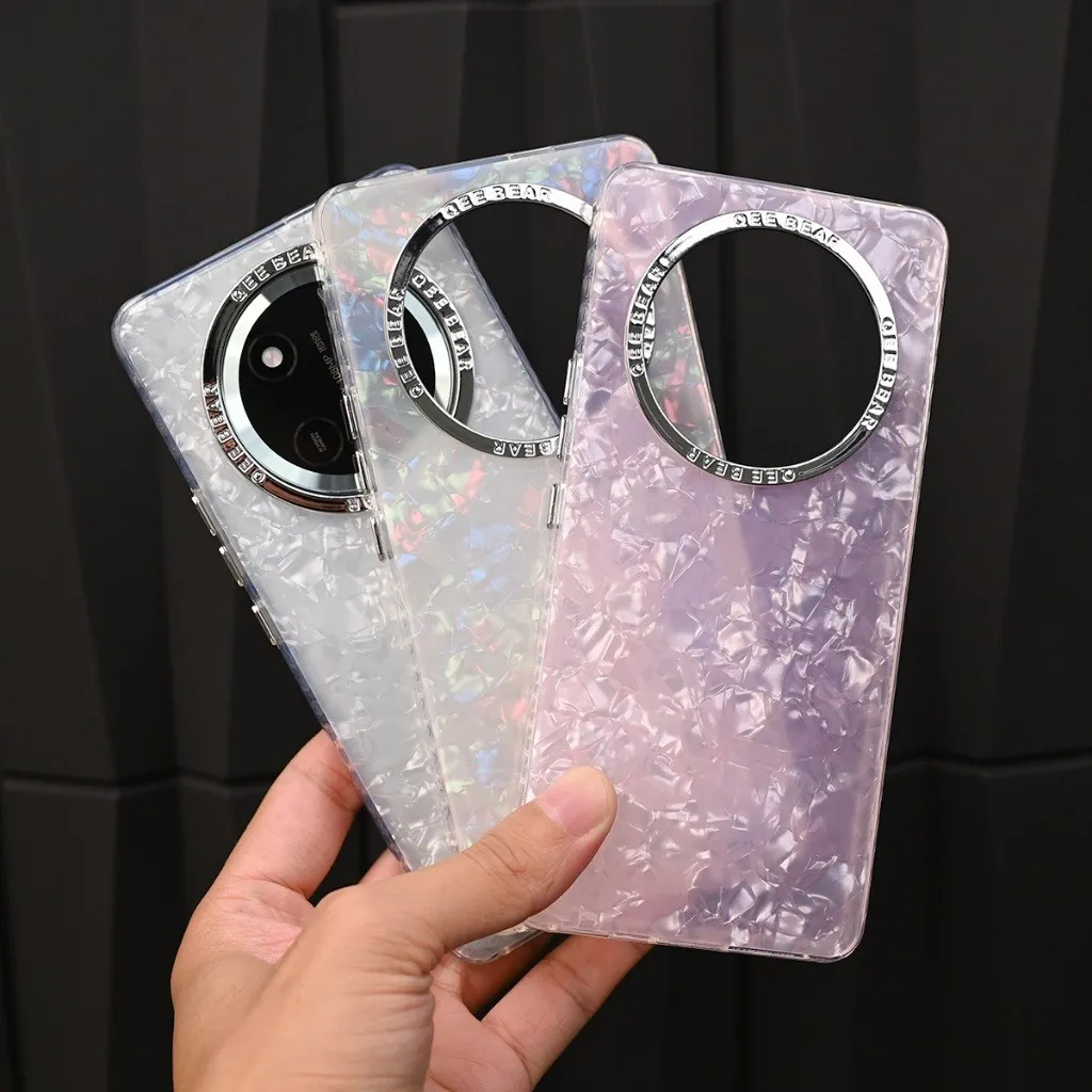 Untuk Honor X9c Smart 5G Casing Plating Translucent Shell Hard Back Phone Case Cover