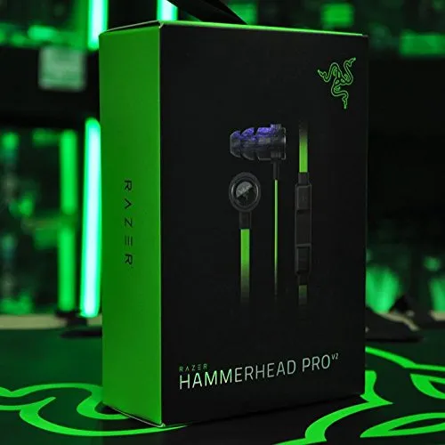 Handset Headset Gaming Ori Razer Hammerhead Pro V2 Earphone CS DOTA PUBG ML FREEFIRE