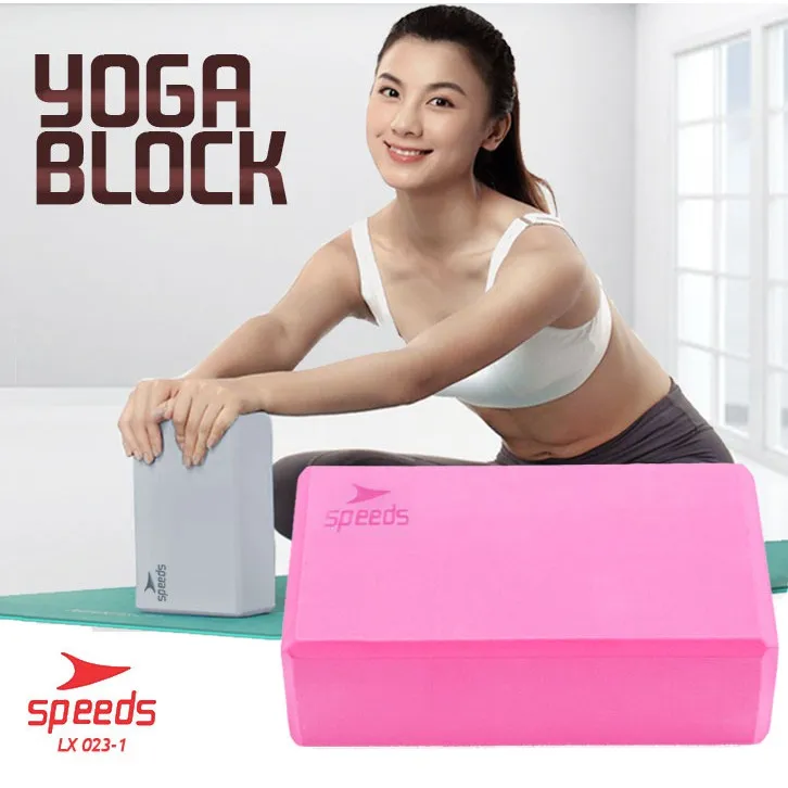 SPEEDS Yoga Brick Yoga Block Balok Yoga Brick Foam Alat Bantu Yoga 023-1