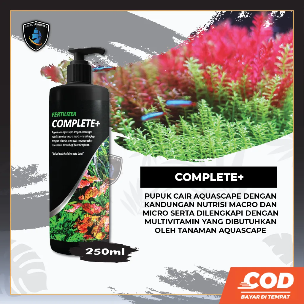 Pupuk Cair Aquascape 3in1 Fertilizer Complete+ Lengkap Aqua Leaf