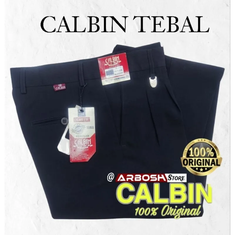 Celana CALBIN Formal ( 100% ORIGINAL ) 27 - 44