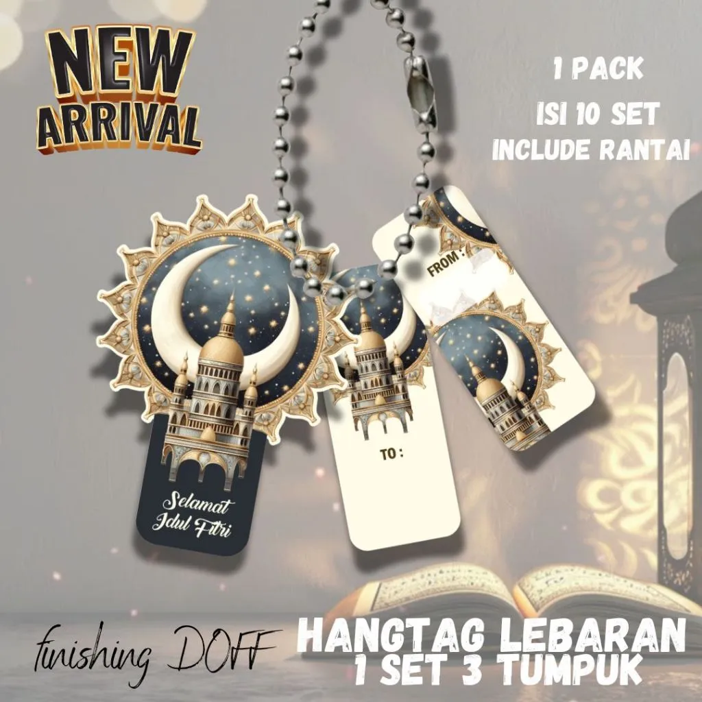 Gantungan Handtag Hangtag Lebaran Idul Fitri Gantungan Hampers Parcel Ramadhan