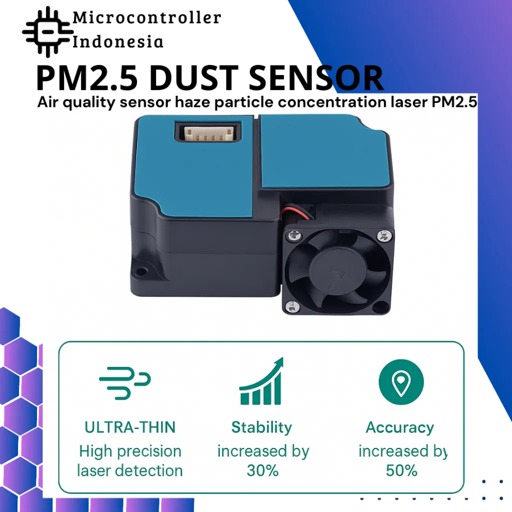 Air Quality Sensor haze particle concentration laser PM2.5 dust sensor AoT AI ESP32 ESP8266 Arduino