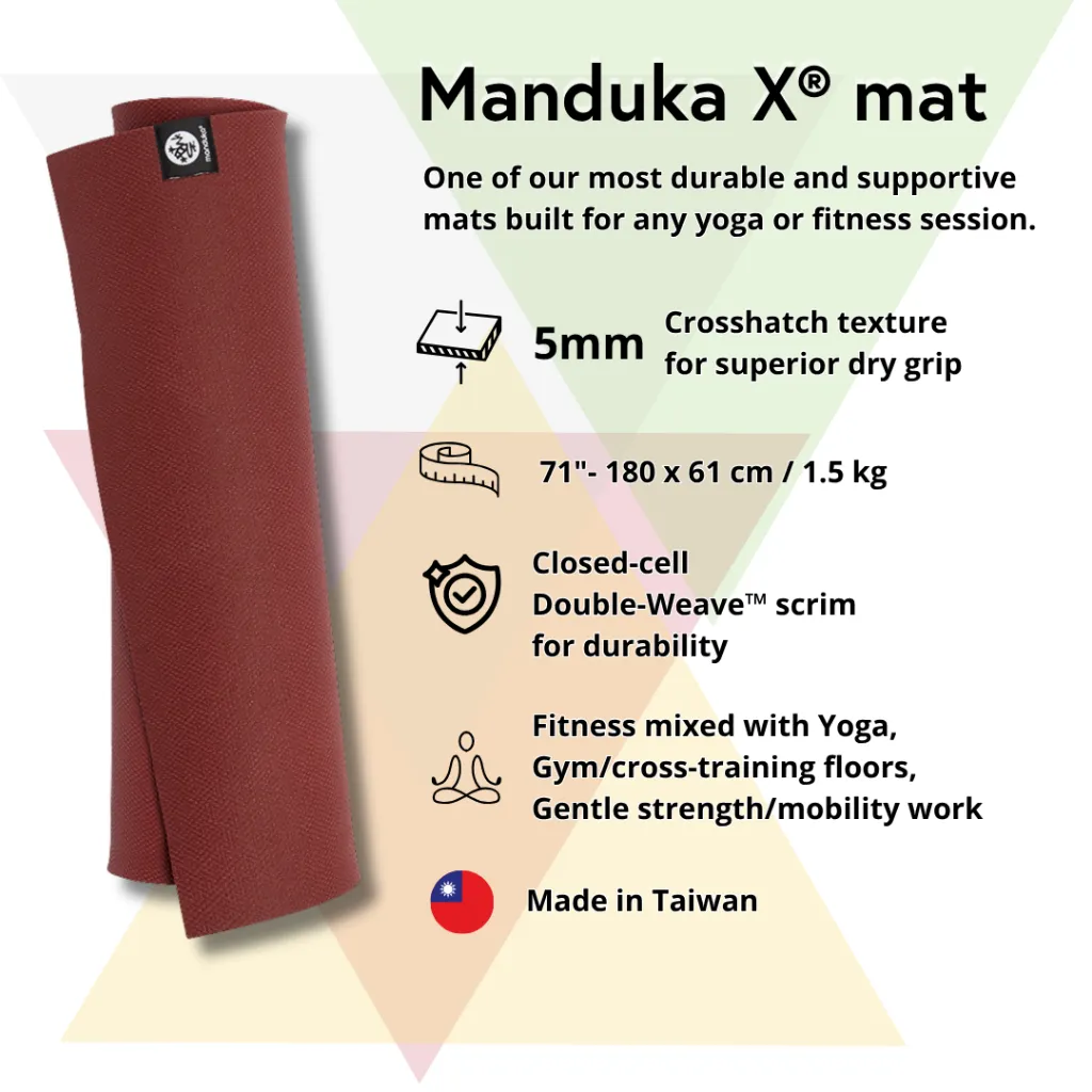 Manduka X Yoga Mat 5mm  Original - Matras Yoga Premium Multipurpose / Fitness