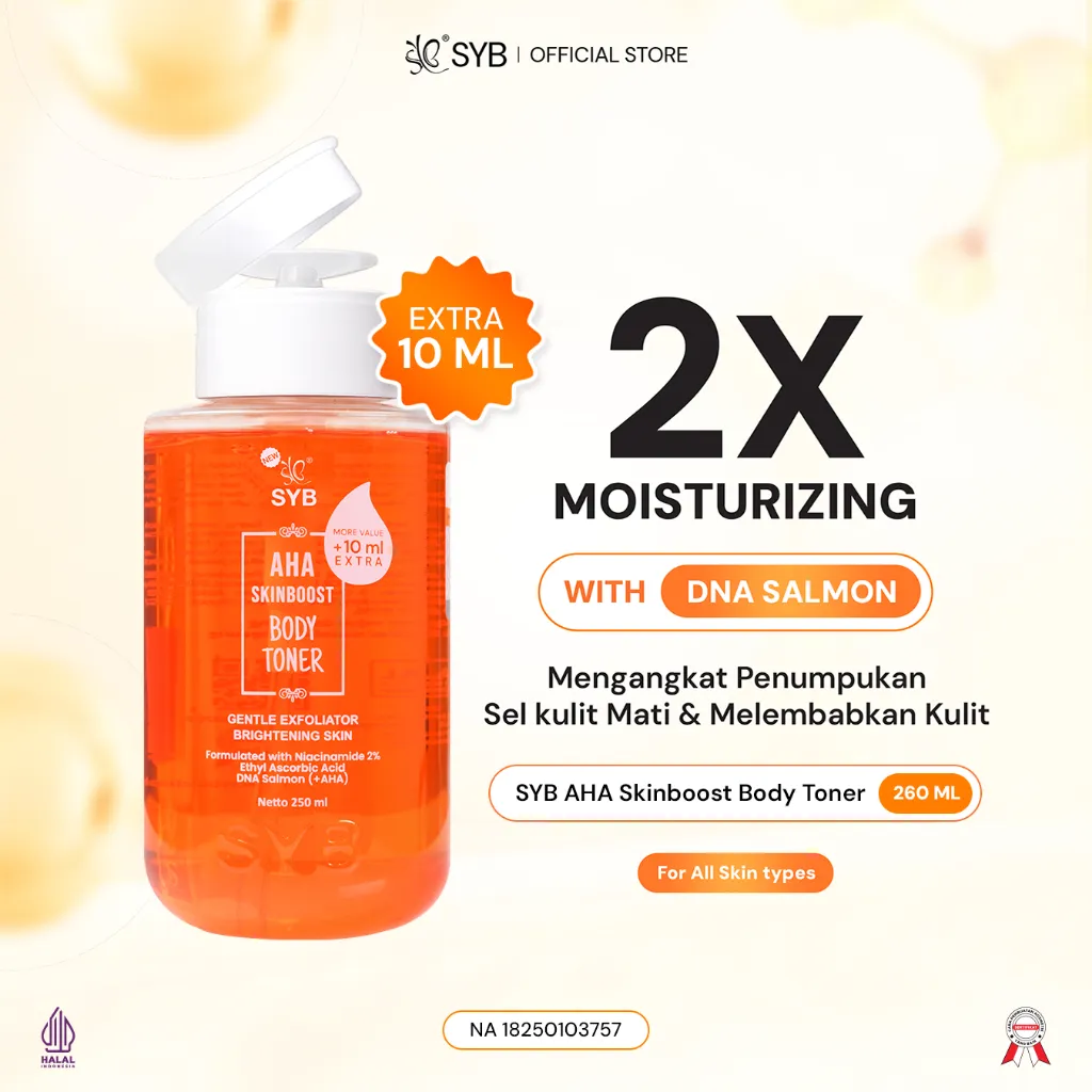 [NEW NETTO 250ML] NEW SYB AHA SKINBOOST BODYTONER 250ml