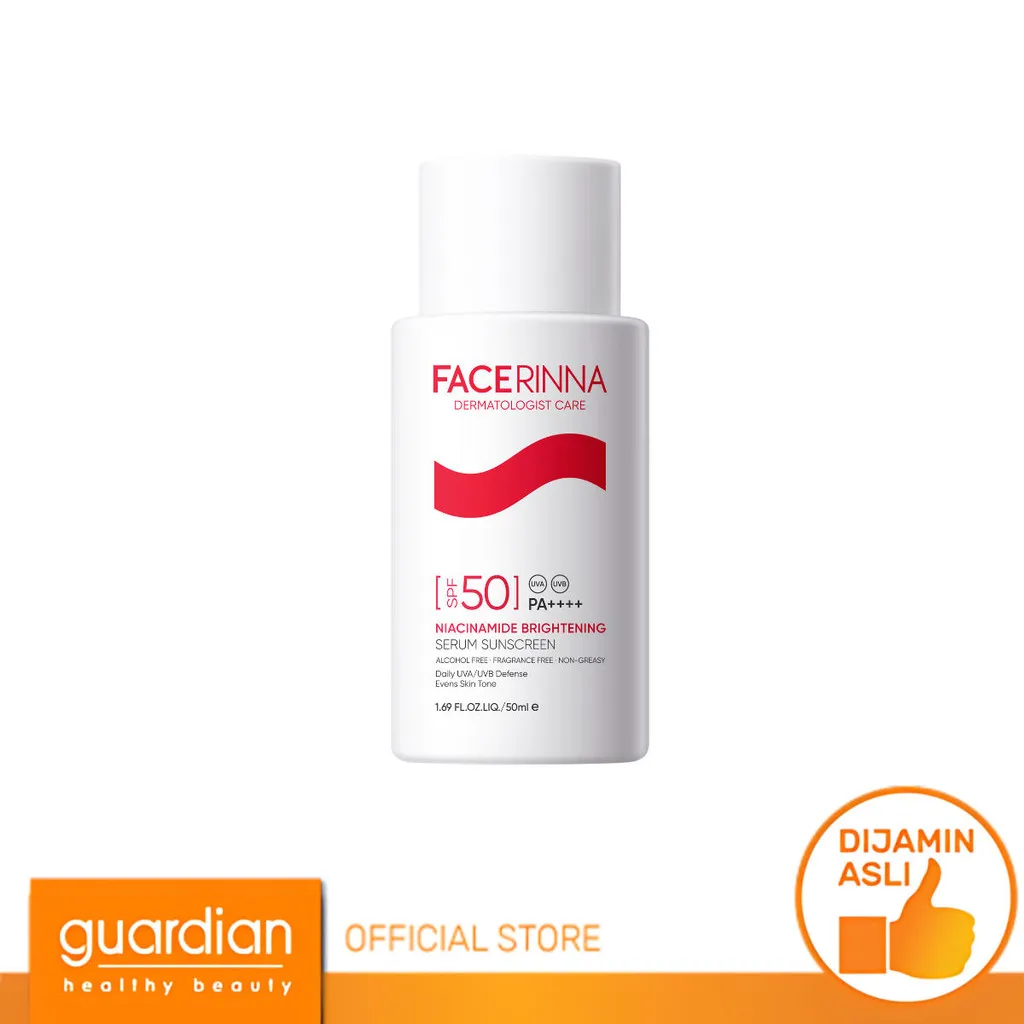 Facerinna Niacinamide Brightening Serum Sunscreen SPF 50 PA++++ 50ml