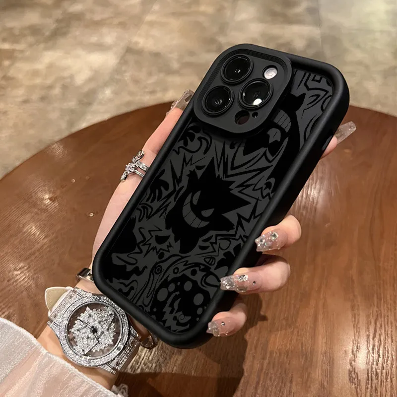 Casing Realme 5 Casing HP Gengar Realme 8 C11 C12 C20 Soft Case Realme C30 C31 C33 C51 C53 Case hp Realme C63 C65 Casing Ponsel Buram C67 Casing Ponsel Anti Jatuh Realme C17