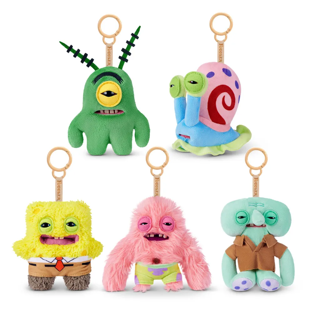 Mainan Fuggler Collab S1 Spongebob Keyring