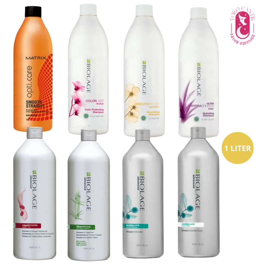 MATRIX BIOLAGE Shampoo Salon 1000ml OptiCare Fiberstrong AntiDandruff OptiRepair Colorlast Hydra