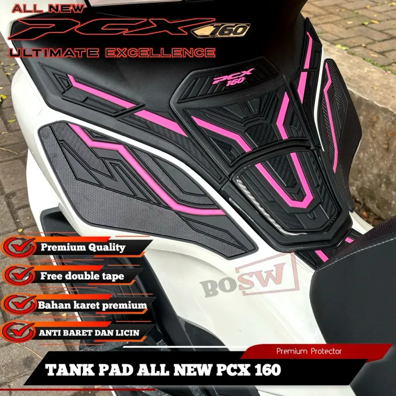 Deckpad Pcx 160 Bahan Karet Variasi Motor Honda Matic