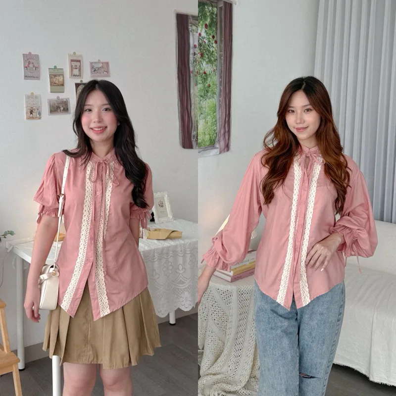 KANON - Iroha dan Madoka Blouse - Blouse coquette model korean japanese look