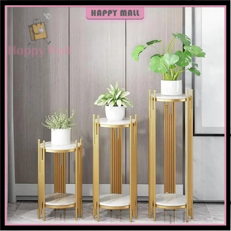 ( Ready stock) Meja Samping Sudut Marmer Meja Sudut Standing Flower Cofee table/Meja Melipat Emas Sudut Standing Flower/Pola Marmer Meja Hias Standing Pot Meja Hias Standing Pot Meja Hias Standing Pot Meja Pajangan Meja Kopi