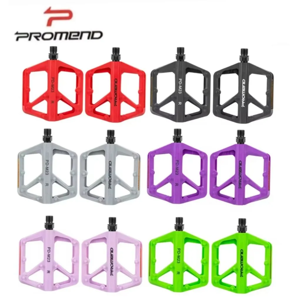 Promend PD-M23 Pedal Doubel DU Bushing Ultralight With Reflective Pedal Sepeda Lipat MTB BMX Fixie