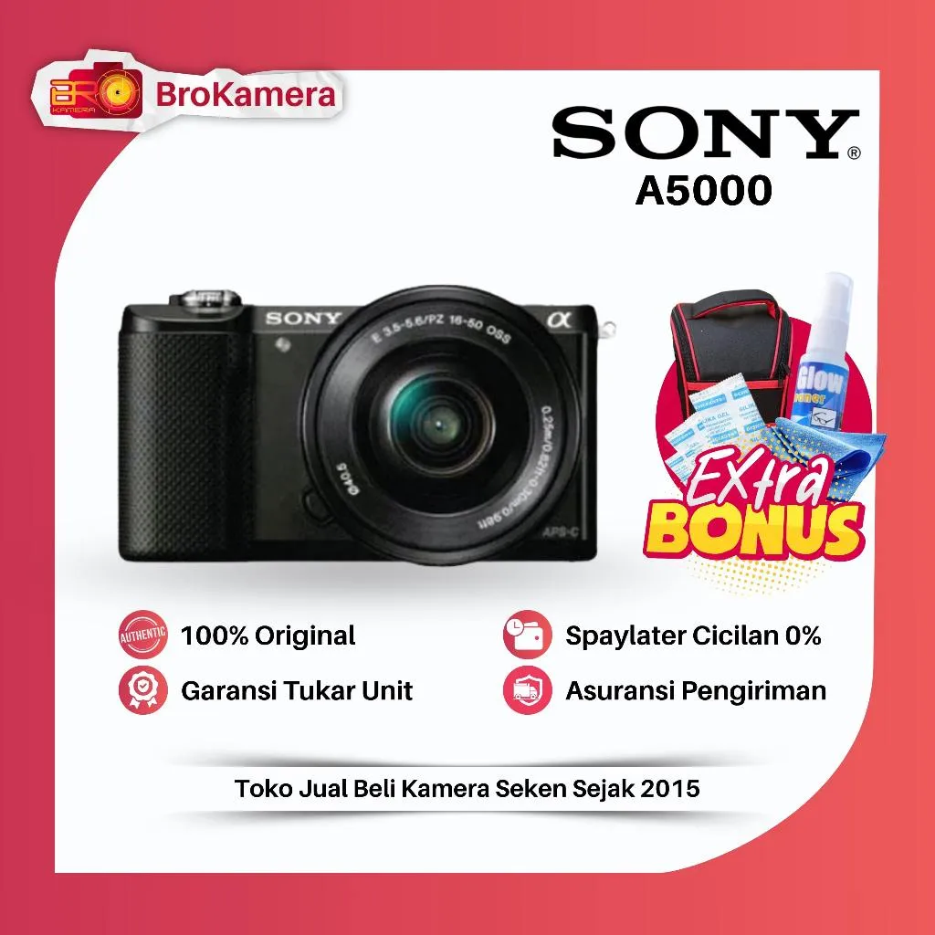 Sony A5000 Mulus - Camera Sony Murah - XA10 M10 XA3 Killer